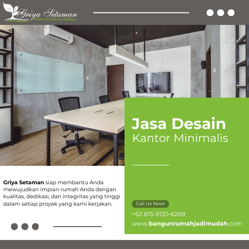 jasa desain kantor minimalis